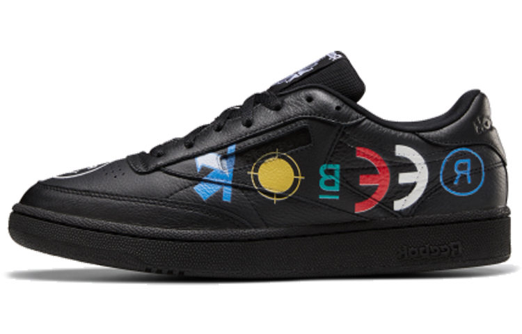 Reebok Club C Classic x Black Eye Patch 85 low-cut sneakers for men and women, black