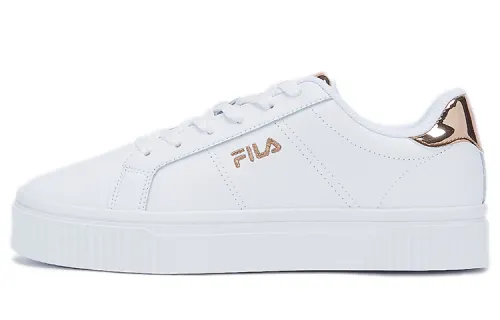 FILA Abrasion Resistant Cushioning Slip Resistant Low top Skateboard Shoes Unisex White