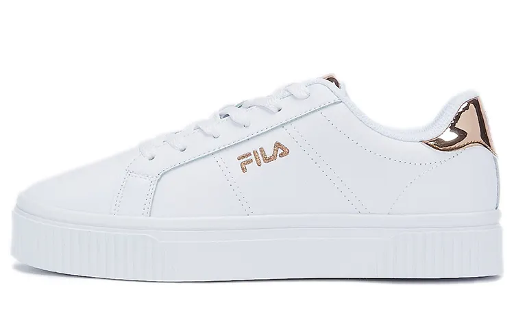 FILA Abrasion Resistant Cushioning Slip Resistant Low top Skateboard Shoes Unisex White