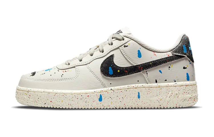 Nike Air Force 1 LV8 3 'Paint Splatter Light Bone' Gs