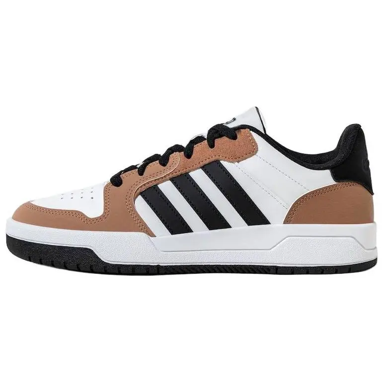 Adidas ENTRAP Soft And Comfortable Low top Skateboard Shoes Unisex White Brown