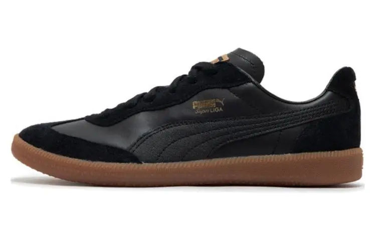 PUMA Liga OG Comfortable Low top Skateboard Shoes Unisex Black