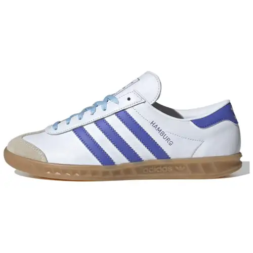 Adidas Wmns Hamburg 'White Cobalt Blue Gum'