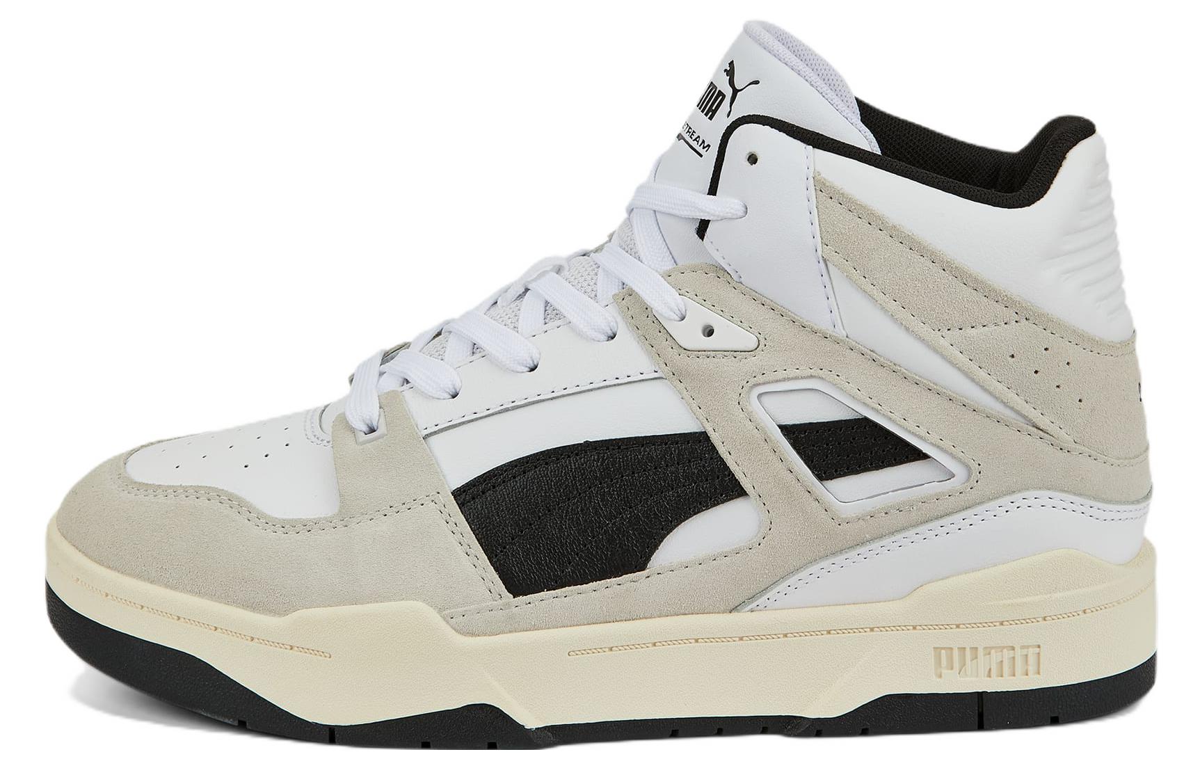Кеды PUMA Slipstream Hi Heritage (черно-бело-серые)