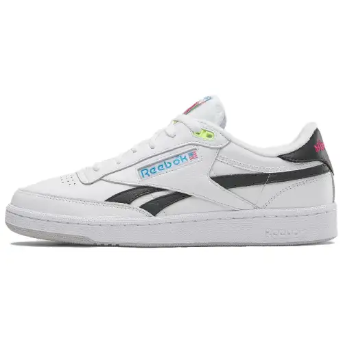 Reebok Club C Low top Skateboard Shoes Unisex White Black