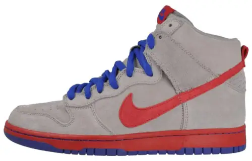 Nike Sb Dunk High Medium Grey Varsity Red Old Royal