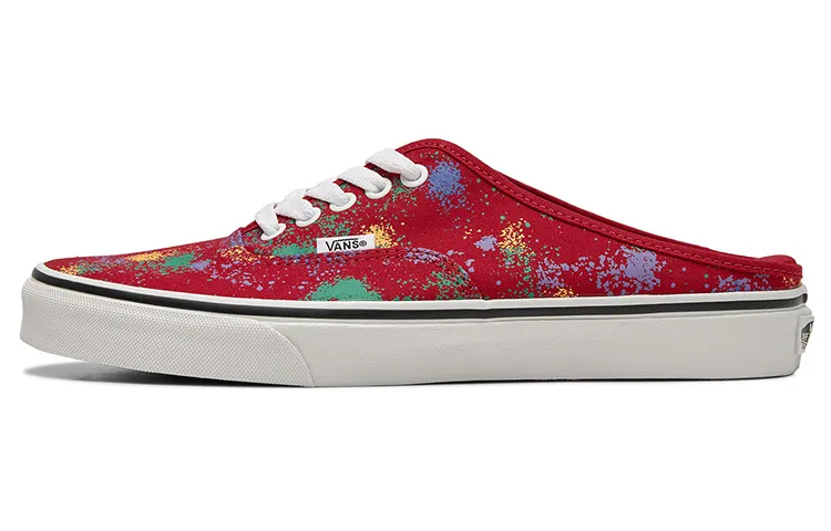 Vans Abrasion Resistant Lightweight Breathable Low top Skateboard Shoes Unisex Red
