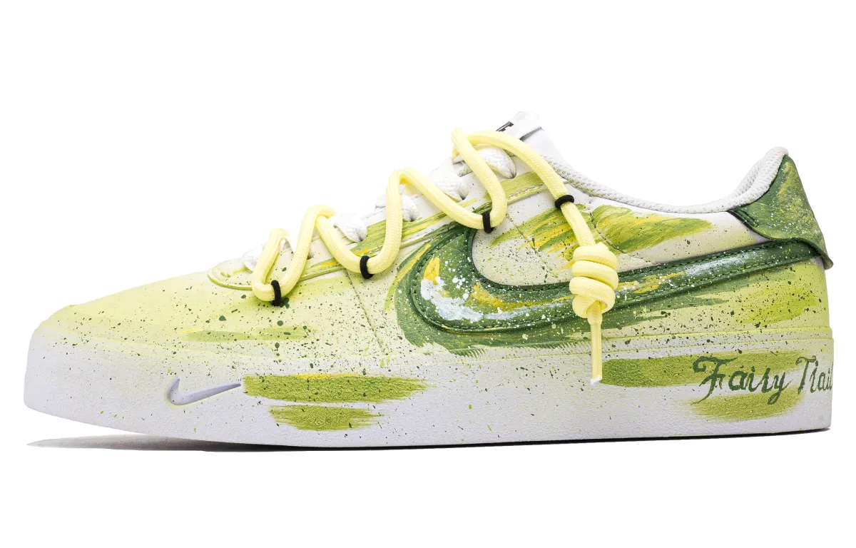 Nike Court Shot The Wizard Of Oz Slip Resistant Lightweight Non slip Lightweight Low top Skateboard Shoes Unisex Green