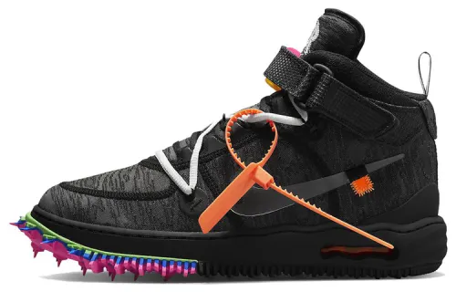 Nike X Off White Air Force 1 Mid 'Black'