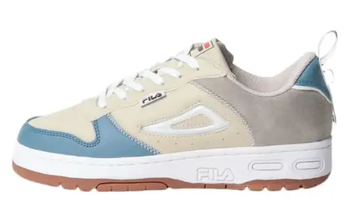 24KARATS x FILA Lnx 100 Low top Skateboard Shoes Unisex Beige Blue White