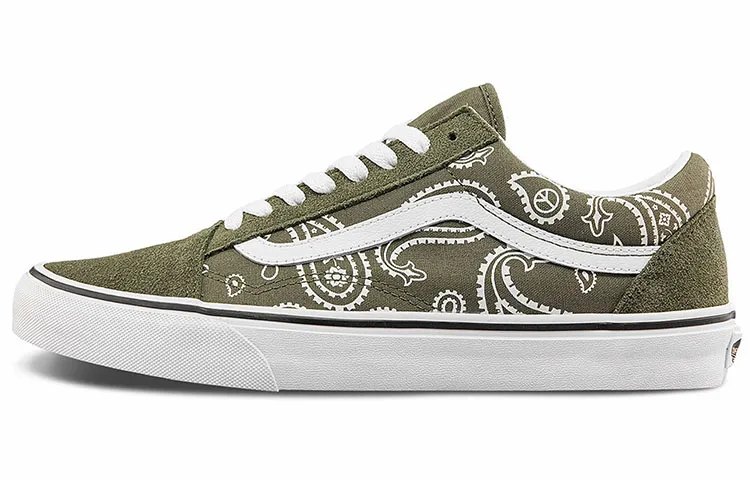 Old Skool Vans 'Peace Paisley - Grape Leaf'