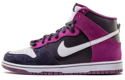 Nike Sb Dunk High Dark Obsidian Metallic Platinum
