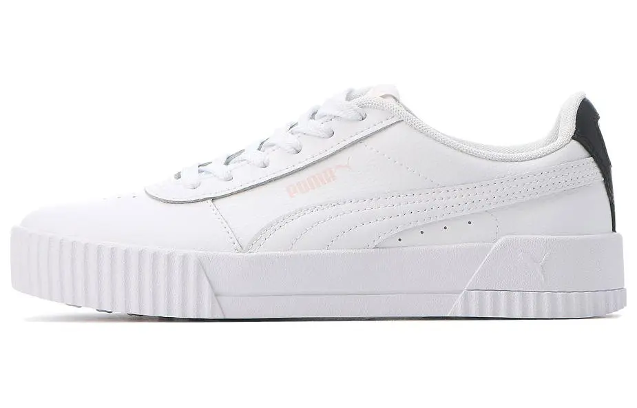 PUMA Carina Leather 'White Black Rosewater' Women's