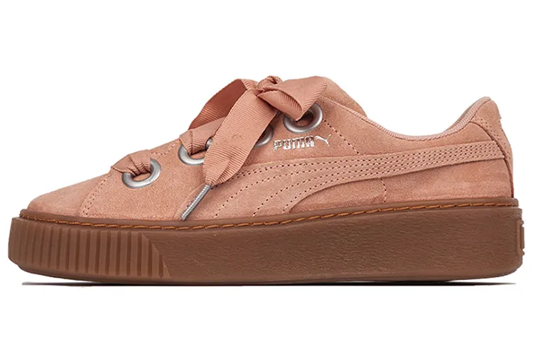 PUMA Platform Kiss Suede 'Red' Women's