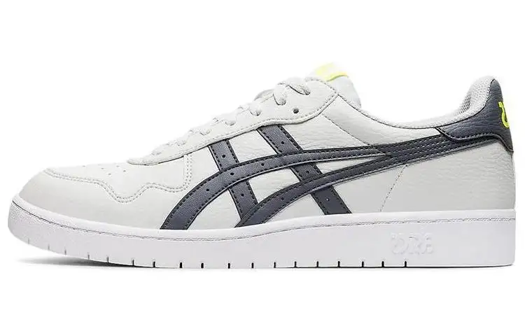Asics JAPAN S Synthetic Leather Casual Low top Skateboard Shoes Men's White Gray