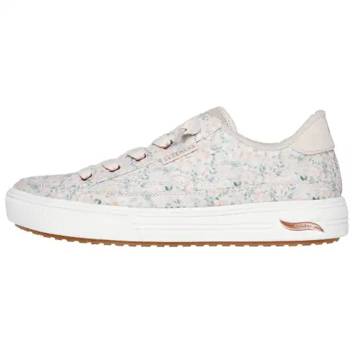 Skechers Arch Fit Abrasion Resistant Low top Skateboard Shoes Women's Ecru