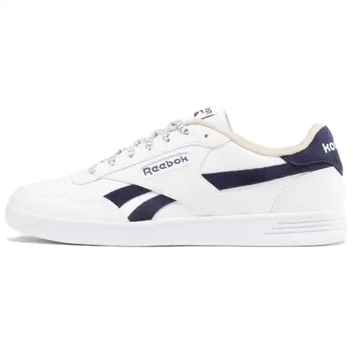 Reebok Court Advance Comfortable Low top Skateboard Shoes Unisex White Blue Beige