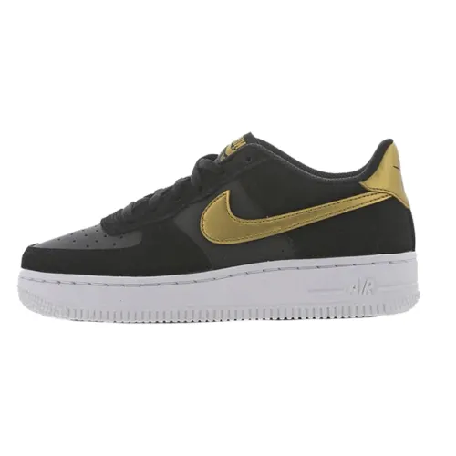 Nike Air Force 1 '07 LV8 'Black Metallic Gold' Gs