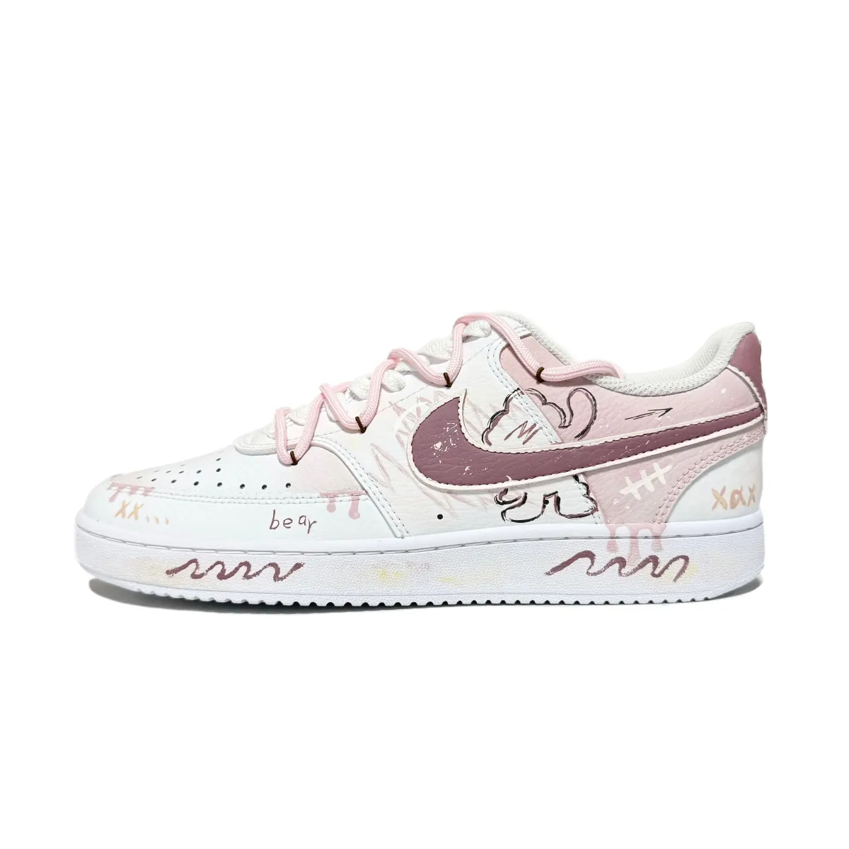 Nike Court Vision 1 Bear Gummies Slip Resistant Abrasion Resistant Slip Resistant Abrasion Resistant Low top