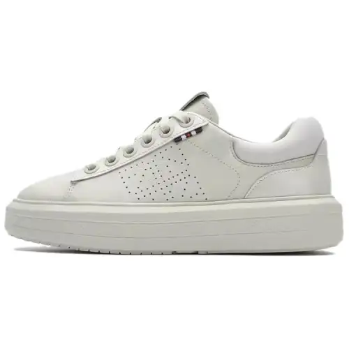 FILA Slip Resistant Abrasion Resistant Low top Skateboard Shoes Women's White