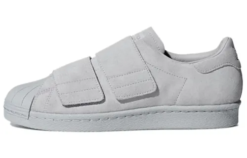 Adidas Originals Superstar 80s Cf Split Suede Trendy Abrasion Resistant Low top Skateboard Shoes Women's Gray
