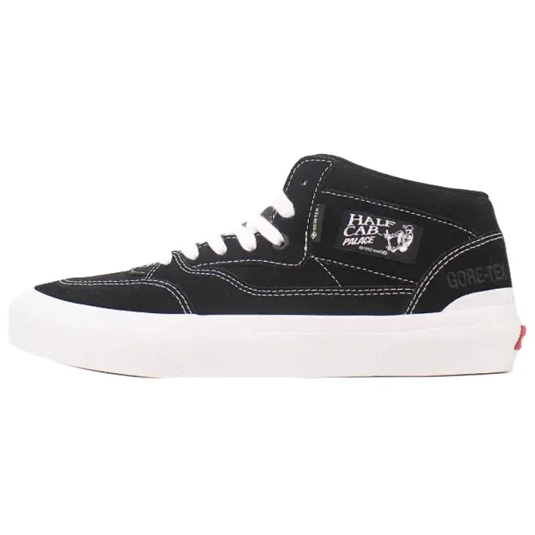 PALACE x Vans HALF CAB 9 Mid top Skateboard Shoes Unisex Black