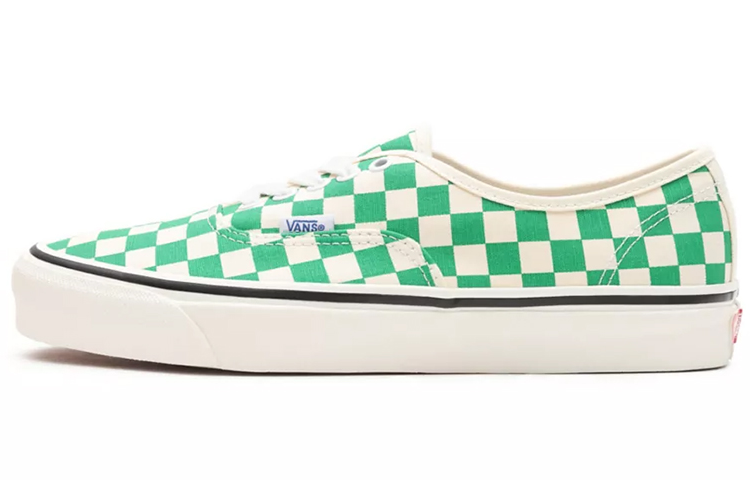 Кеды Vans Authentic 44 DX (зелено-белые)