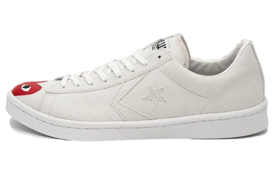 Converse X Comme Des Garcons Play Pro Leather 'White Red'
