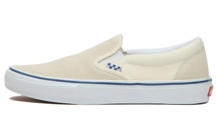 Slip-On Skate Vans 'Checkerboard - Off White'