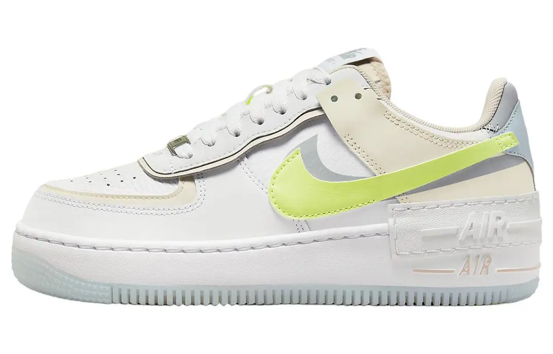 Nike Air Force 1 Shadow Neon/Yellow Swooshes Women's