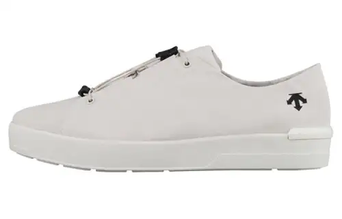 DESCENTE WAYSER CE 24.1 Cushioning, Wear Resistant Low top Skateboard Shoes Unisex White Black