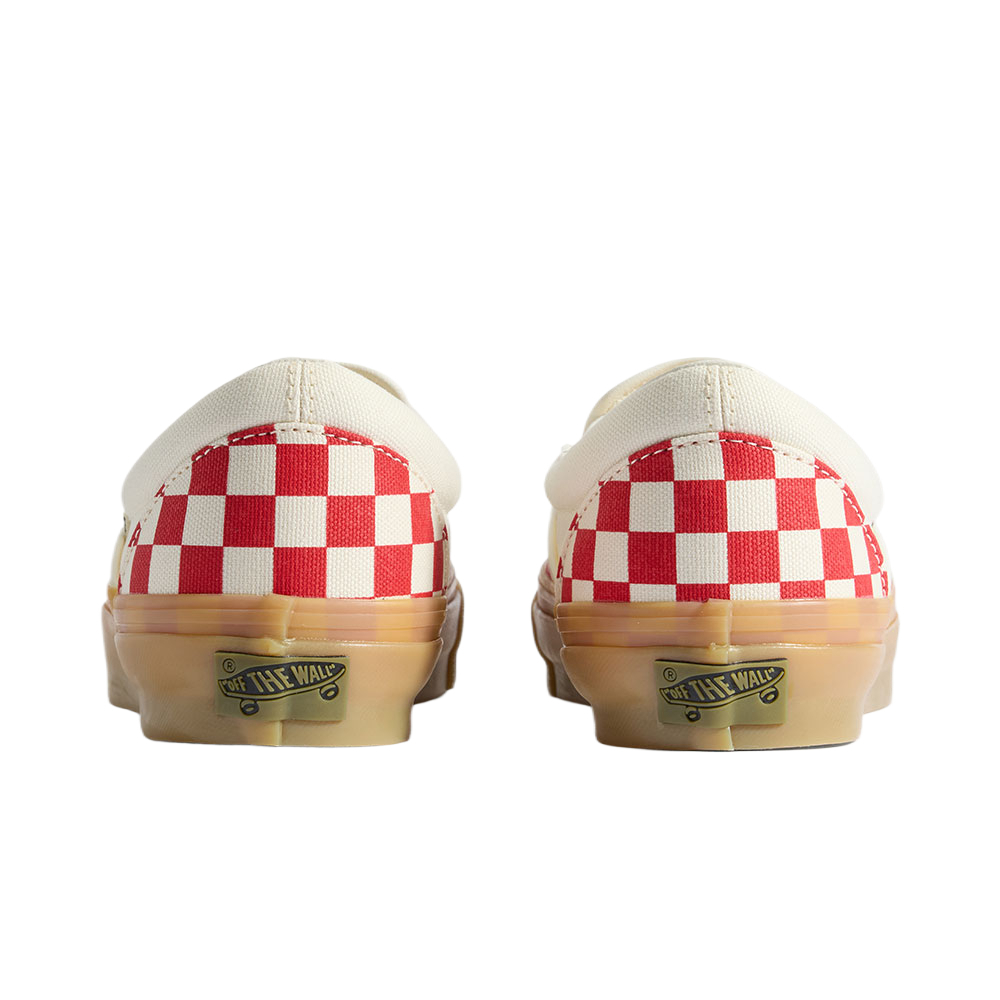 Слипоны Vans Premium Classic Slip-On 98 (красно-белый) — Красныйбелый — фото 3