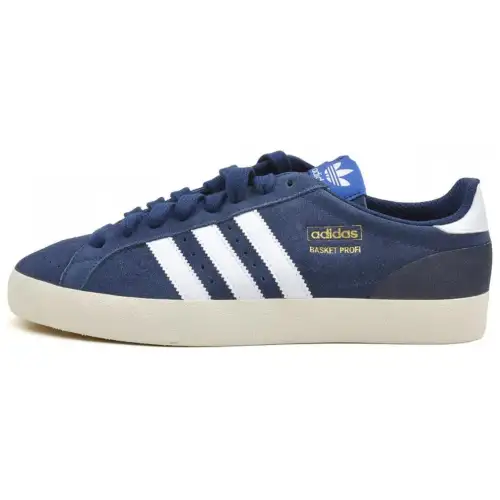 Adidas Originals Basket Profi Slip Resistant Abrasion Resistant Low top Skateboard Shoes Unisex Blue