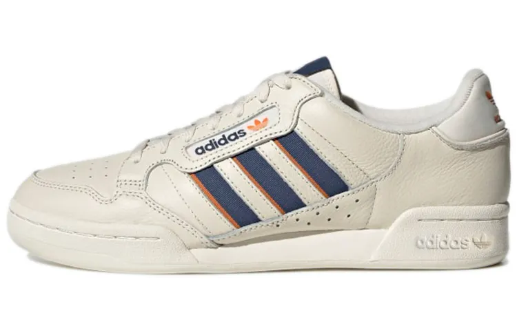 Adidas Originals Continental Skateboard Shoes Men's Low Top Beige/Blue