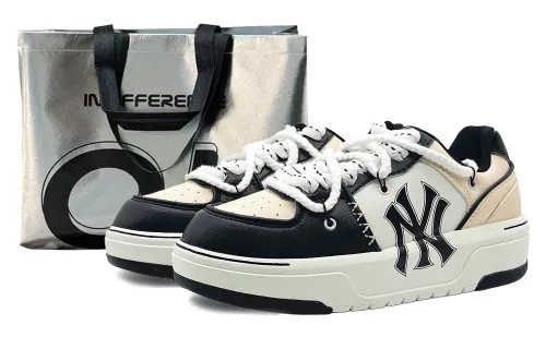 MLB Chunky Liner Low top Skateboard Shoes Unisex Black Yellow