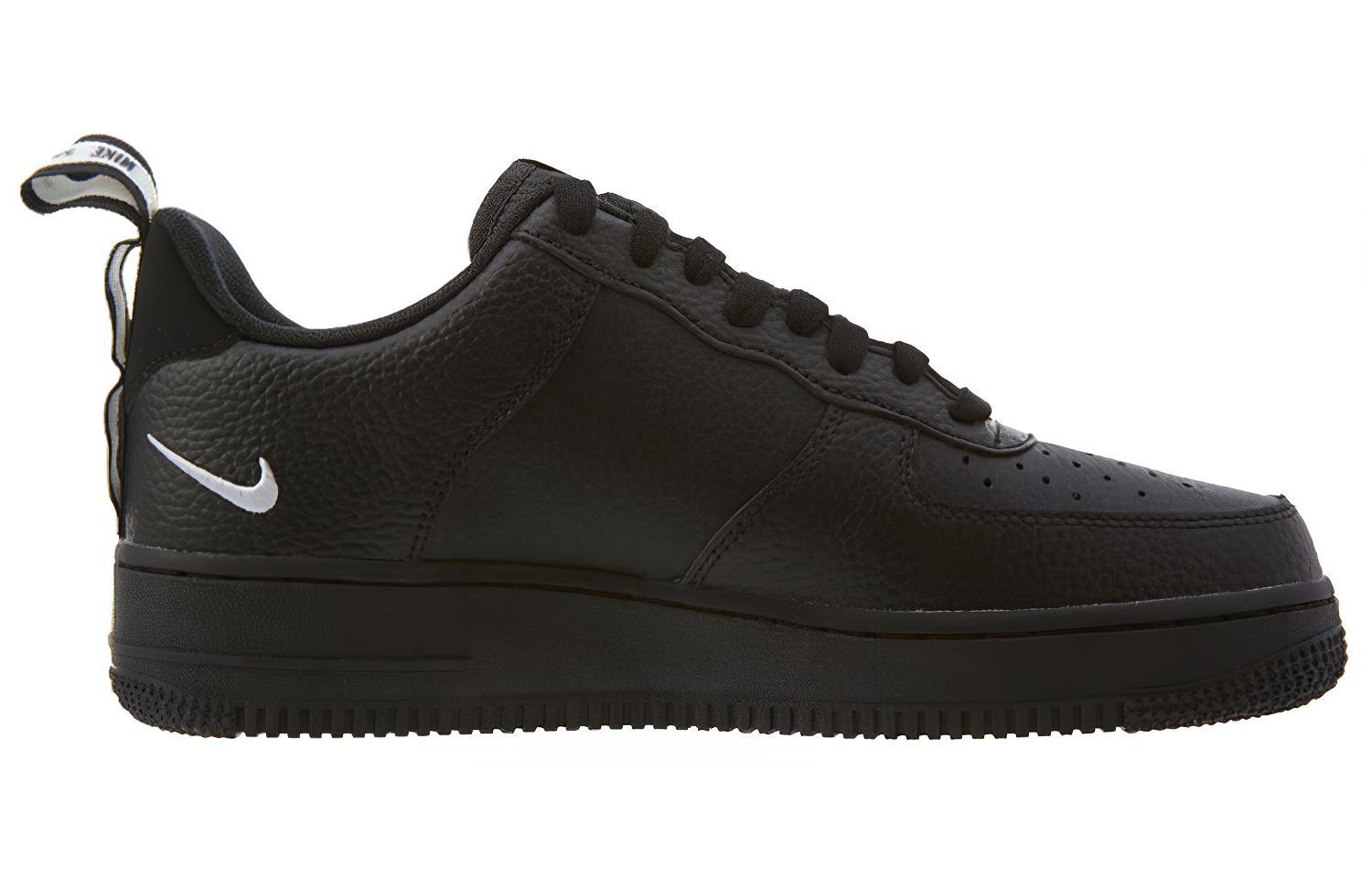 Мужские кроссовки Nike Air Force 1 07 LV8 Utility (черные) — фото 2