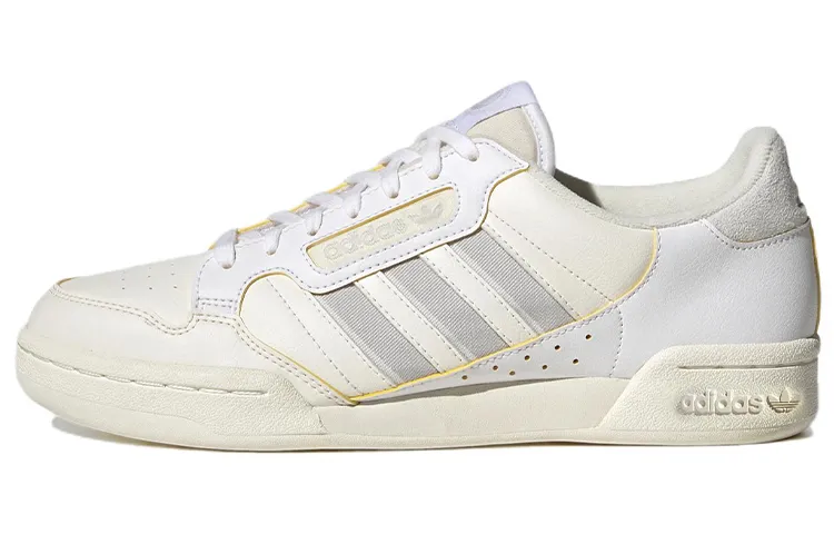 Adidas Continental 80 Stripes Cloud White Grey One Off White Women's