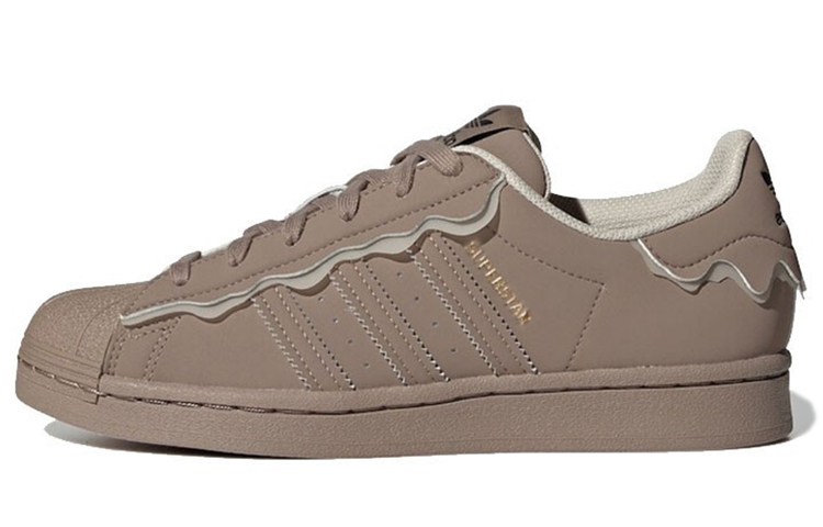 Женские кеды adidas originals SUPERSTAR (светло-серыйкоричневый)