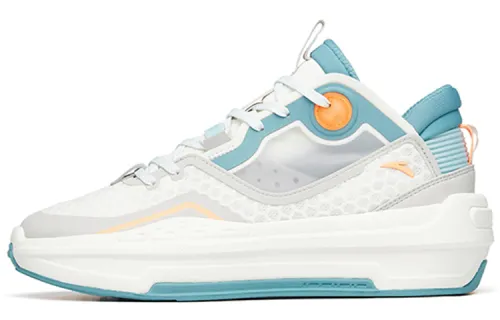 Anta C37 2.0 Lightweight And Breathable Low top Skateboard Shoes Men's White Green