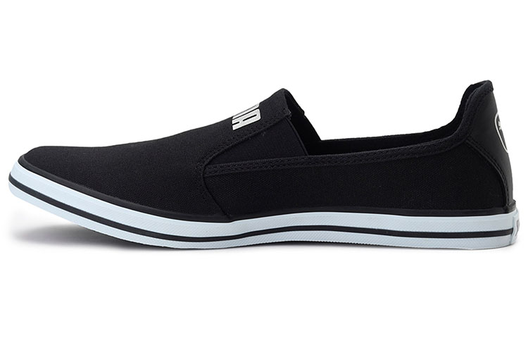 PUMA Slyde Star Skateboard Shoes Men's Low Top Black/White
