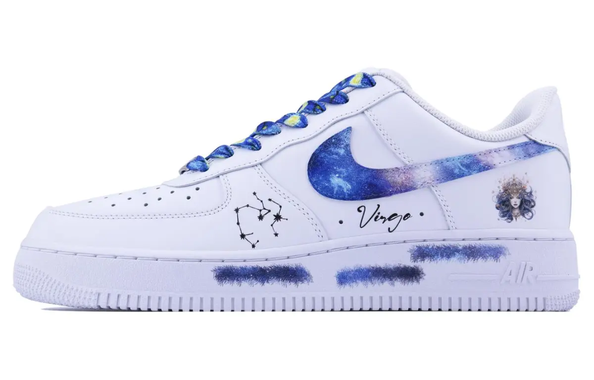 Nike Air Force 1 Virgo SDS Low top Skateboard Shoes Men's White