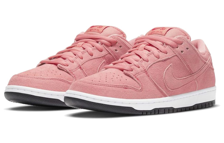 Мужские кроссовки Nike Dunk SB Pro PRM "pink pig" (розовые) — фото 3