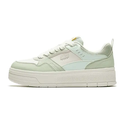 Anta Light Breeze Abrasion Resistant Low top Skateboard Shoes Women's Grass Green