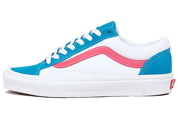 Vans Style 36 Series Retro Sport Caribbean Sea Caribbean low-top sneakers for men and women, blue and white