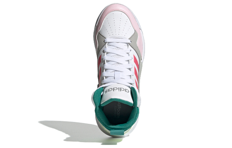 Женские кеды adidas neo PLAY9TIS 2.0 (бело-розово-зеленые) — фото 4