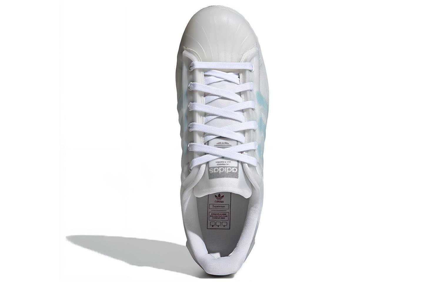 Женские кроссовки adidas Originals Superstar Futureshell (бело-синий) — фото 5