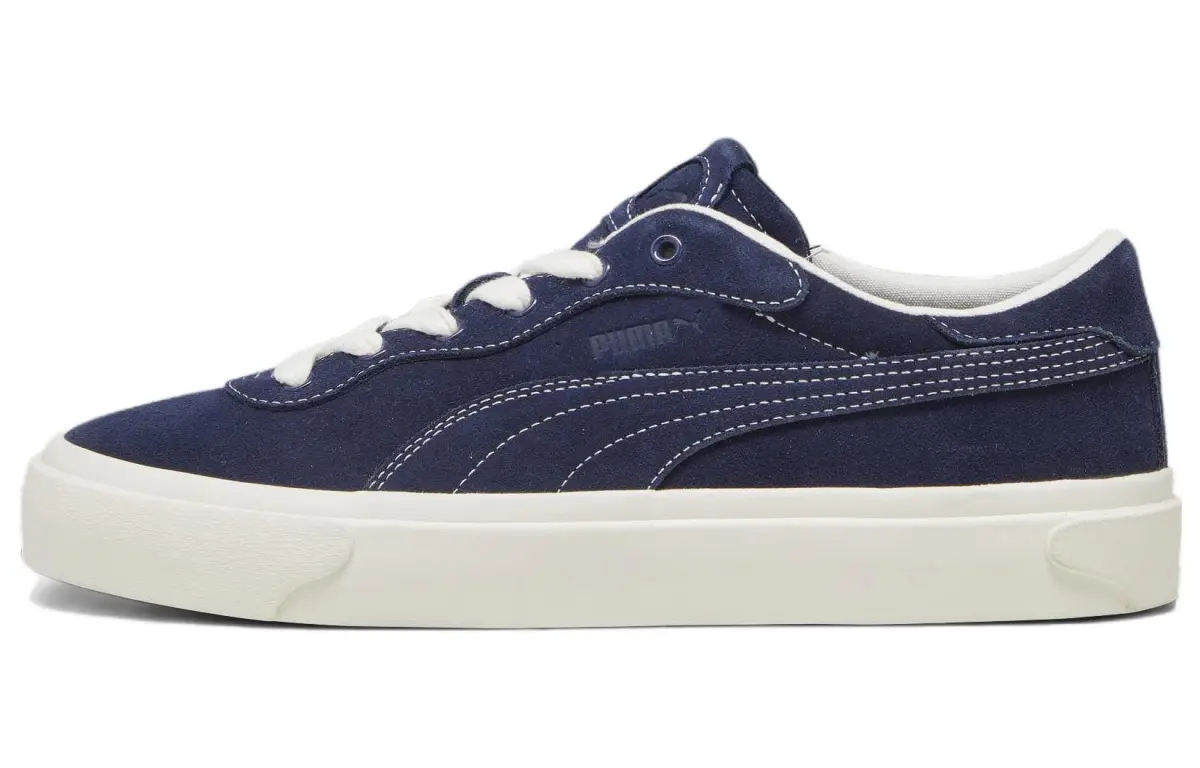 PUMA Capri Royale Suede Cushioning Low top Skateboard Shoes Unisex Blue