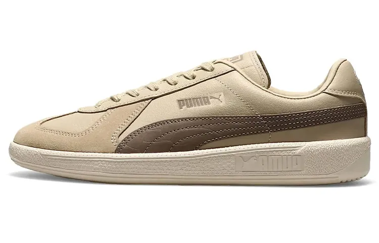 PUMA Army Trainer Low Tops Casual Skateboarding Shoes Unisex Khaki