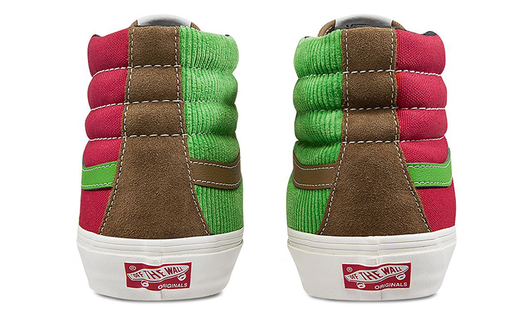 Кеды Vans Style 138 Ua Og Lx (красно-зелено-черный) — фото 5