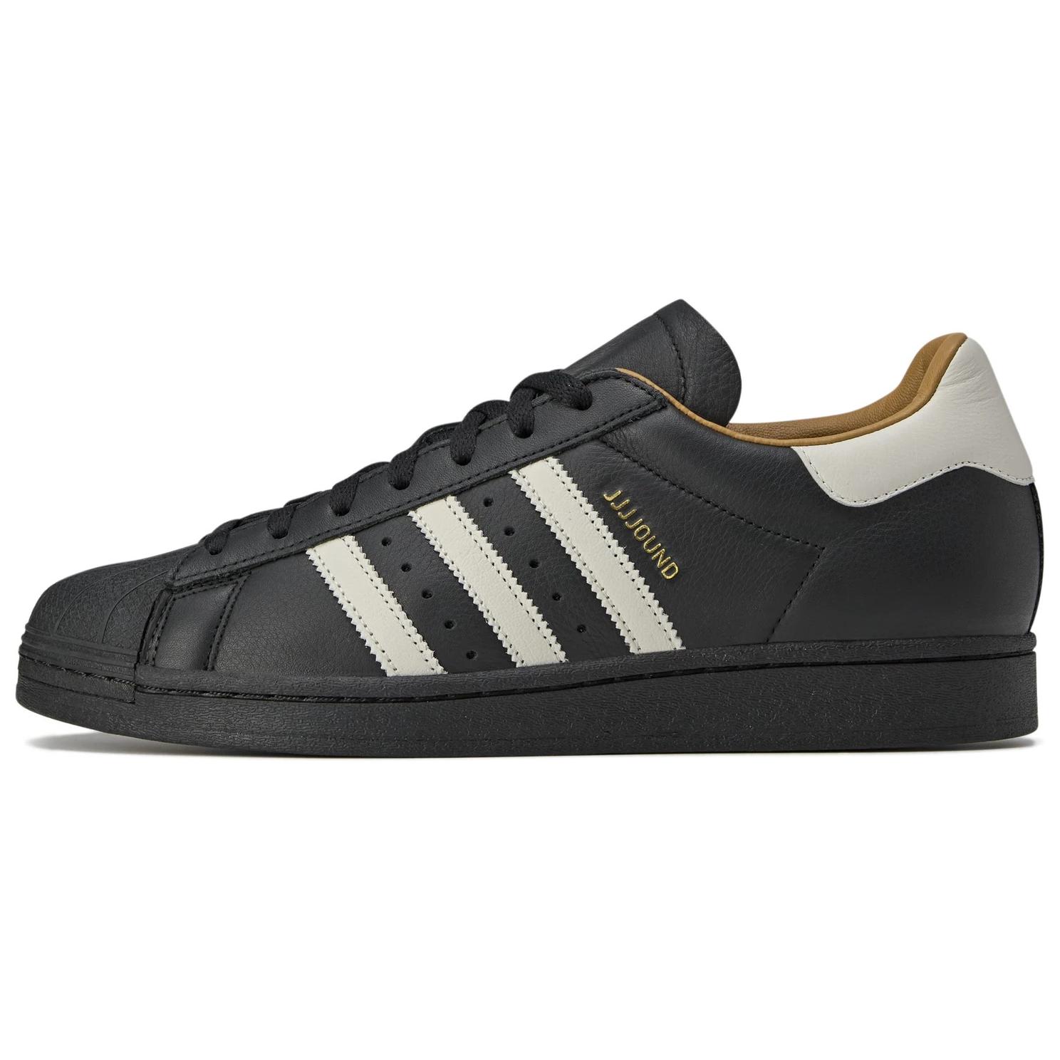 Кеды adidas × JJJJound Superstar 90 (черно-серо-белые)